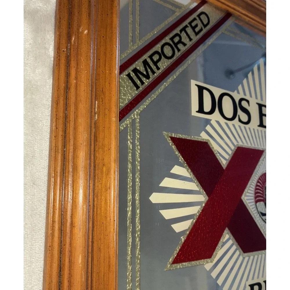 DOS EQUIS Mexican Beer Advertising Mirror 16.5x16.5